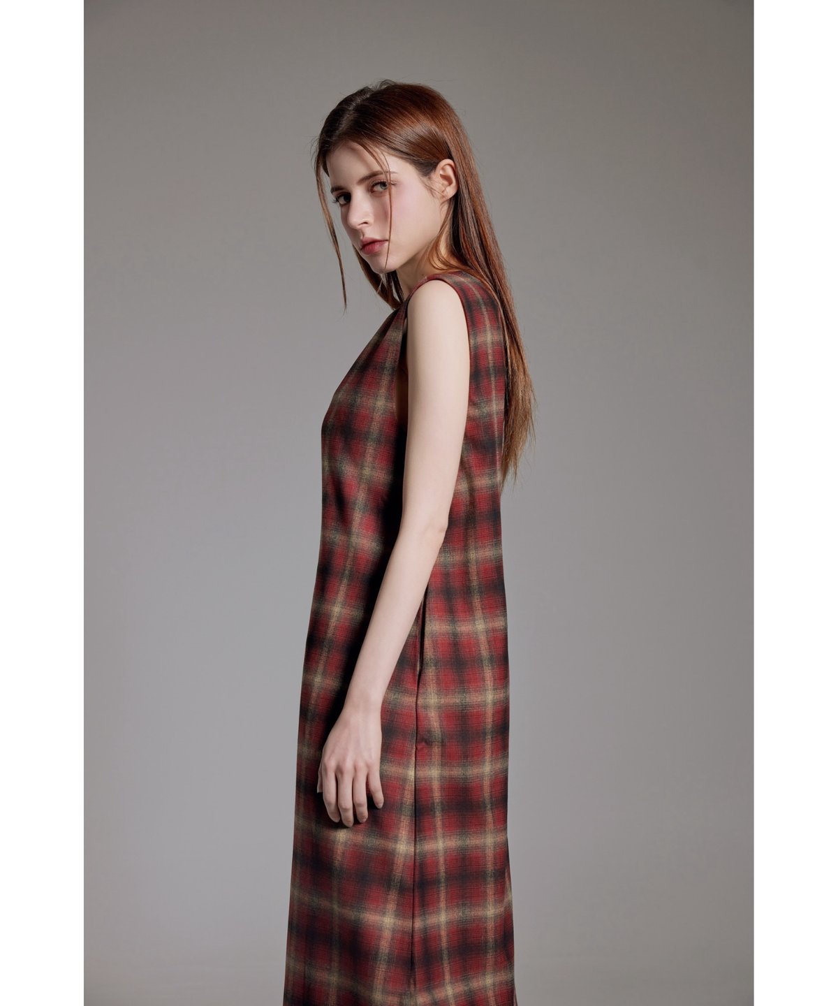 오드페리(ODDPERI) Maxi checkered onepiece
