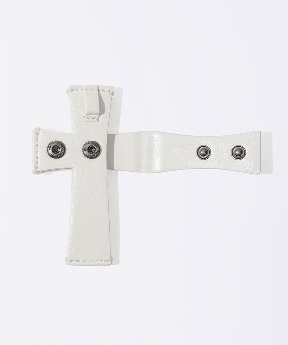 스컬프터(SCULPTOR) Cross Strap Wallet White - 사이즈 & 후기 | 무신사