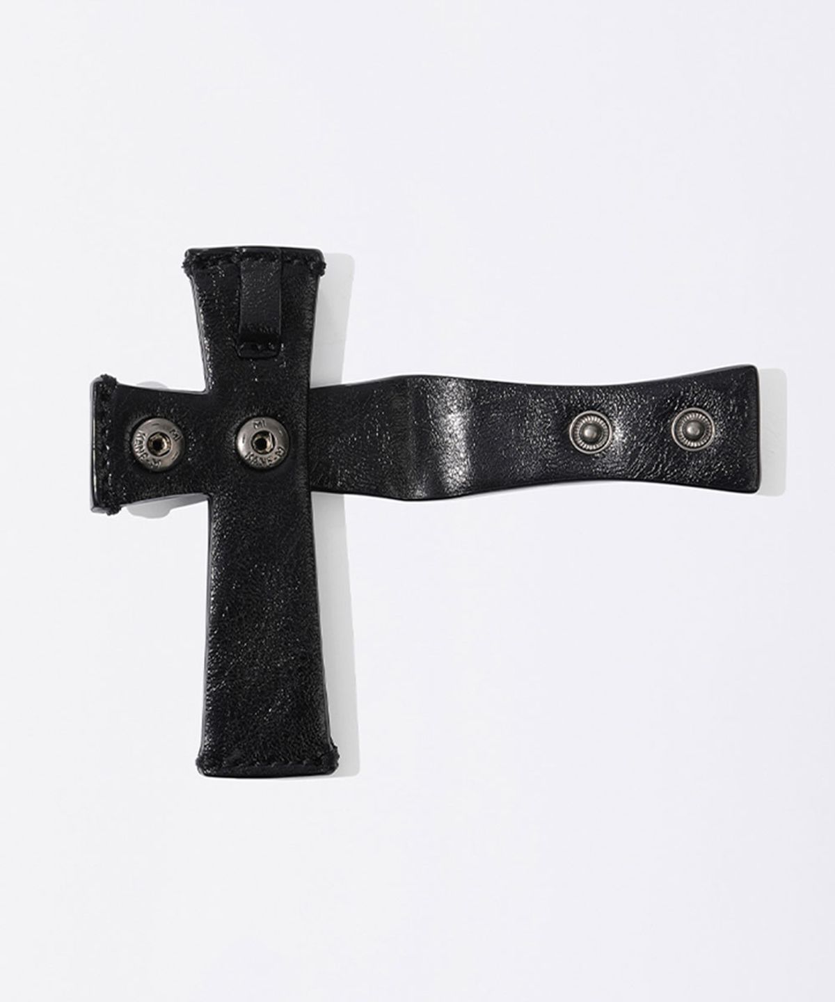 스컬프터(SCULPTOR) Cross Strap Wallet Black