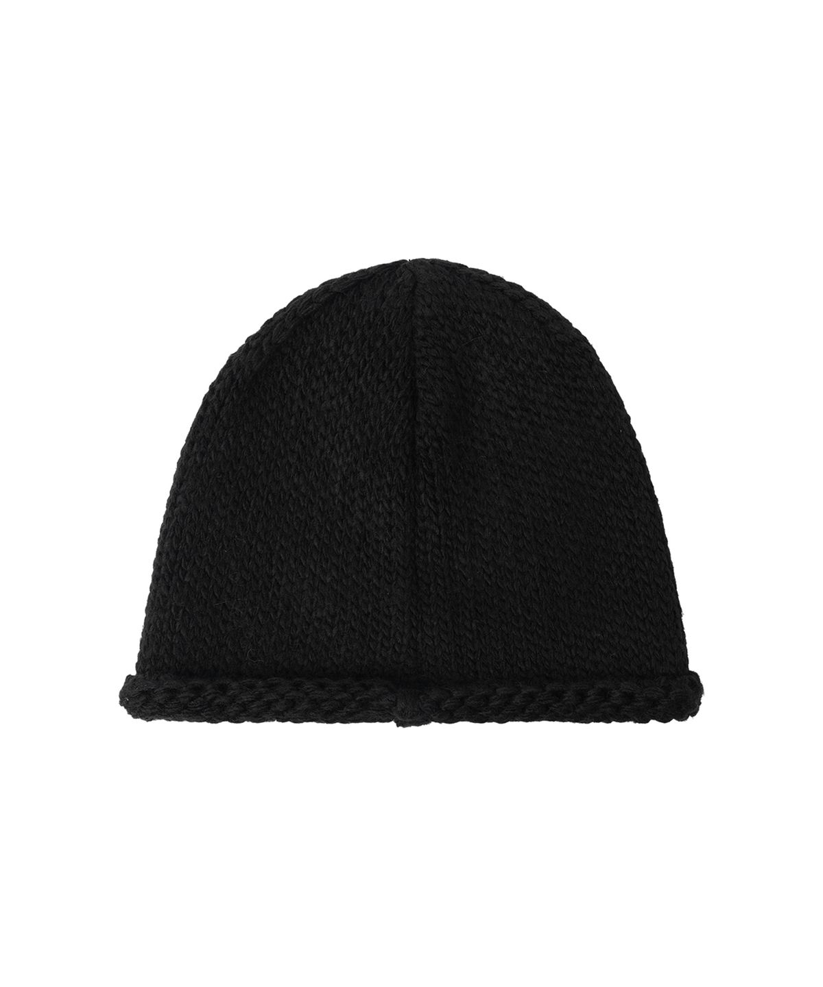 오픈야드(오와이)(OPENYARD(OY)) BRAID BUTTON BEANIE - BLACK