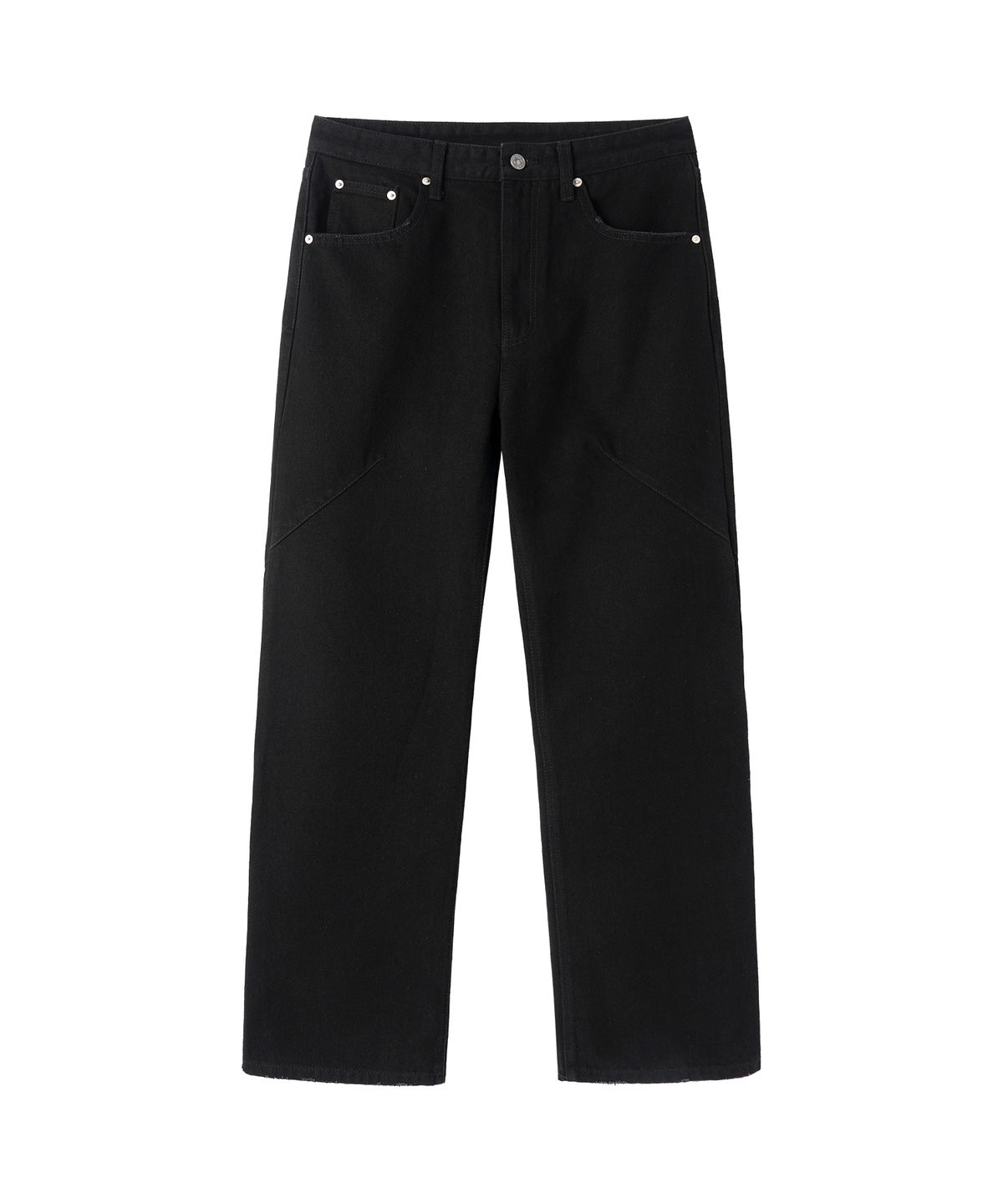 오픈야드(오와이)(OPENYARD(OY)) DART WASHED FLARE PANTS - BLACK