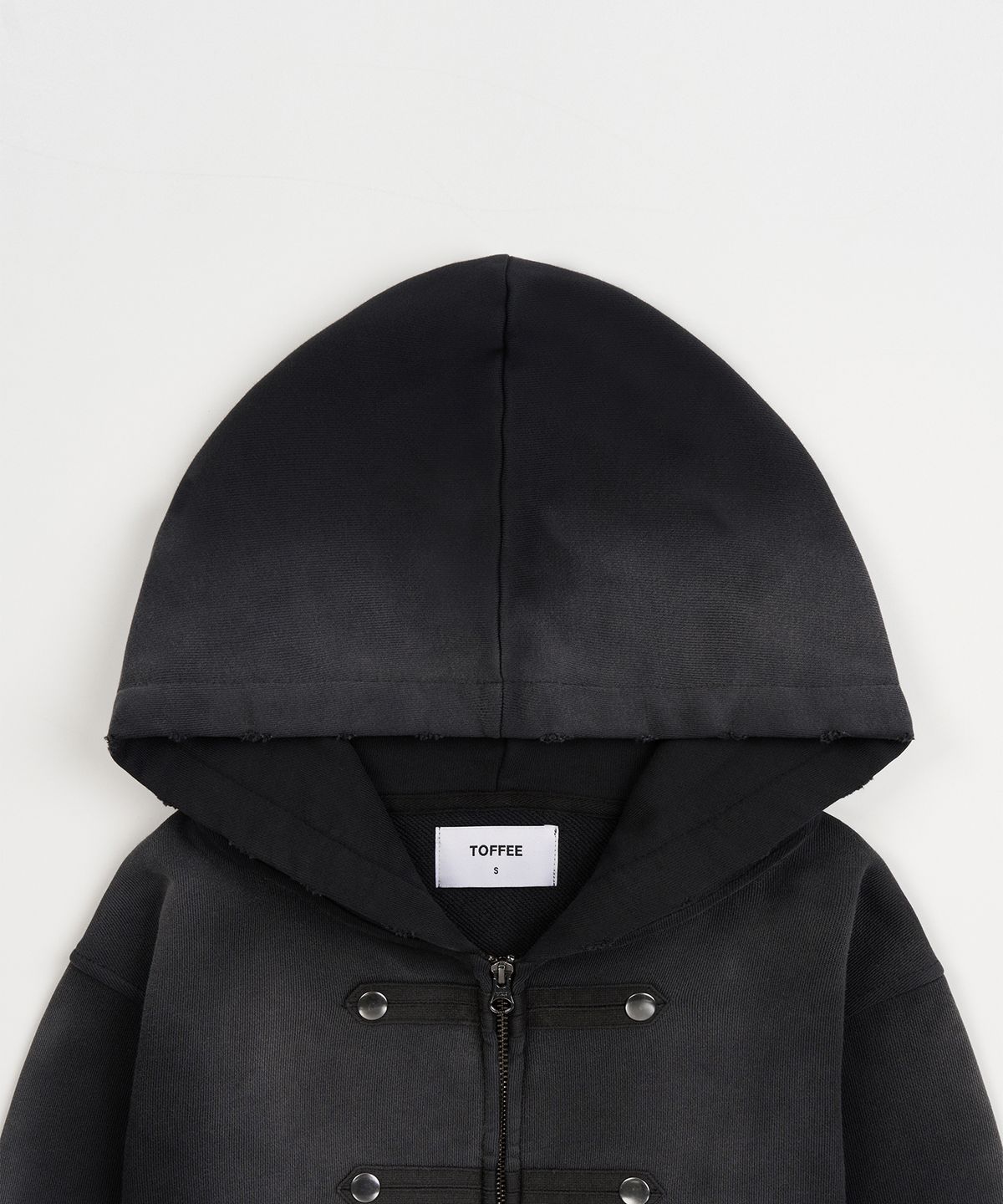 토피 우먼(TOFFEE WOMEN) W 나폴레옹 후드 집업 (BLACK)