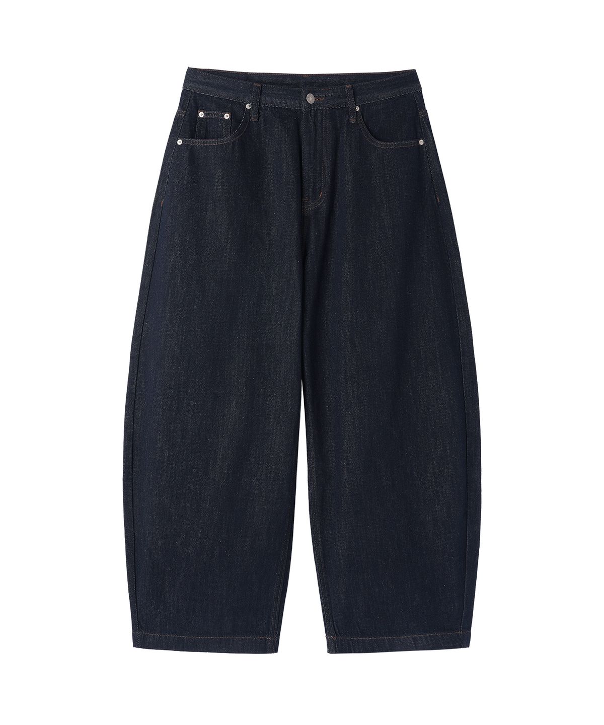 오픈야드(오와이)(OPENYARD(OY)) PINBOARD WIDE VOLUME PANTS - INDIGO