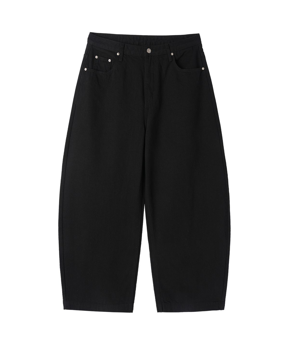 오픈야드(오와이)(OPENYARD(OY)) PINBOARD WIDE VOLUME PANTS - BLACK