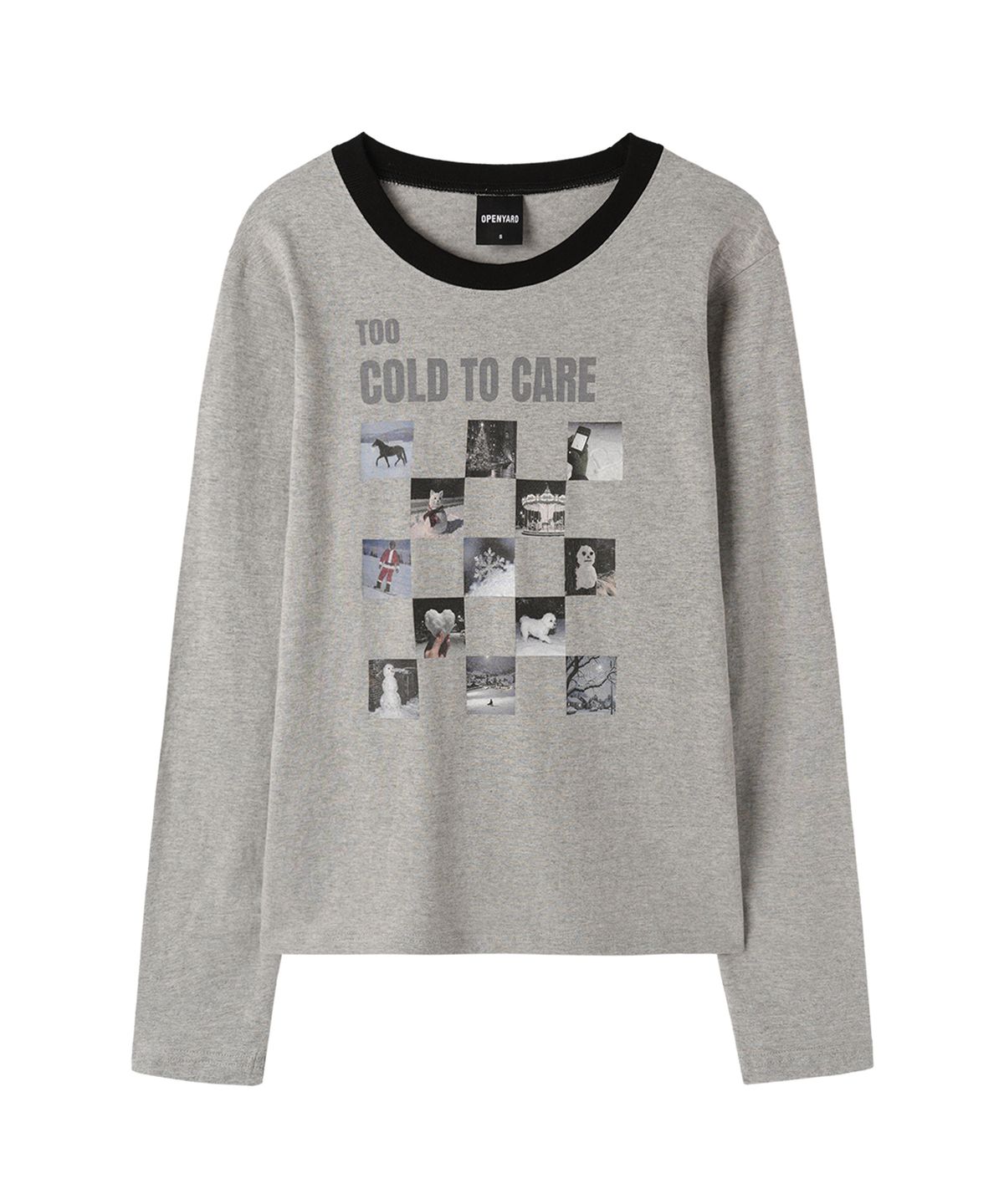 오픈야드(오와이)(OPENYARD(OY)) COLD MEMORY L/S TEE - MELANGE