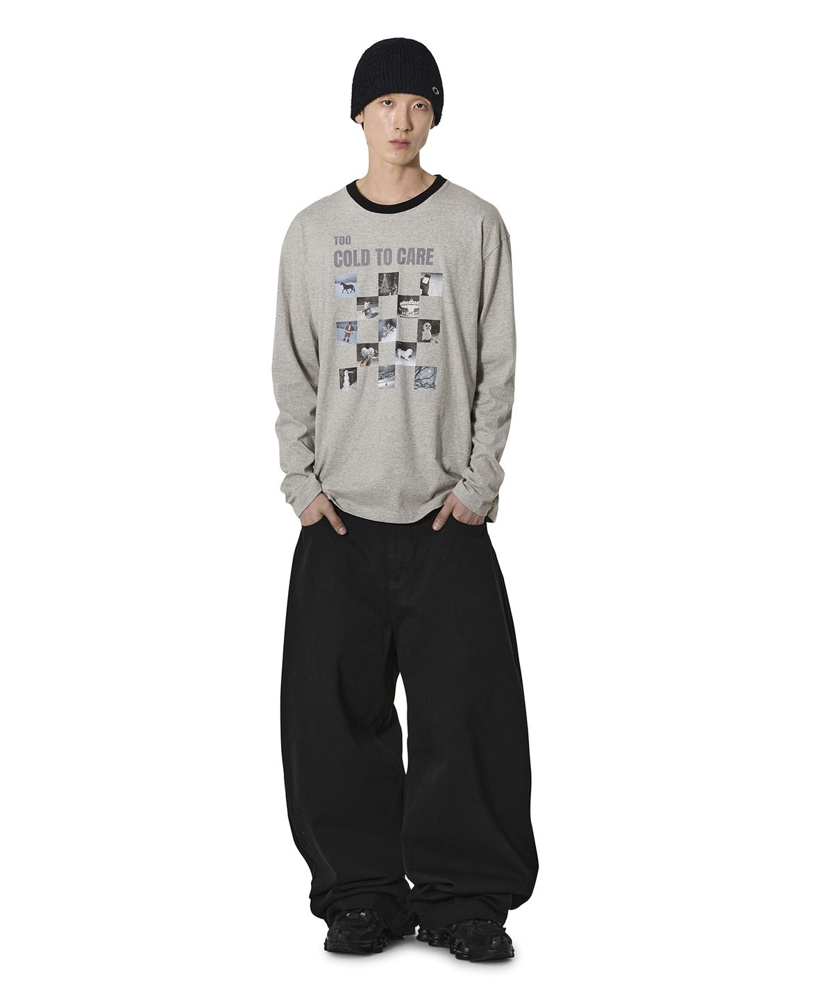 오픈야드(오와이)(OPENYARD(OY)) COLD MEMORY L/S TEE - MELANGE