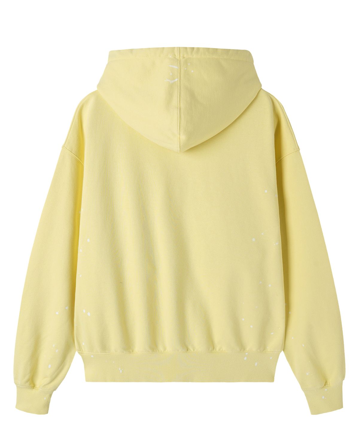 오픈야드(오와이)(OPENYARD(OY)) LOVE BADLY PAINT HOODIE ZIP UP - YELLOW