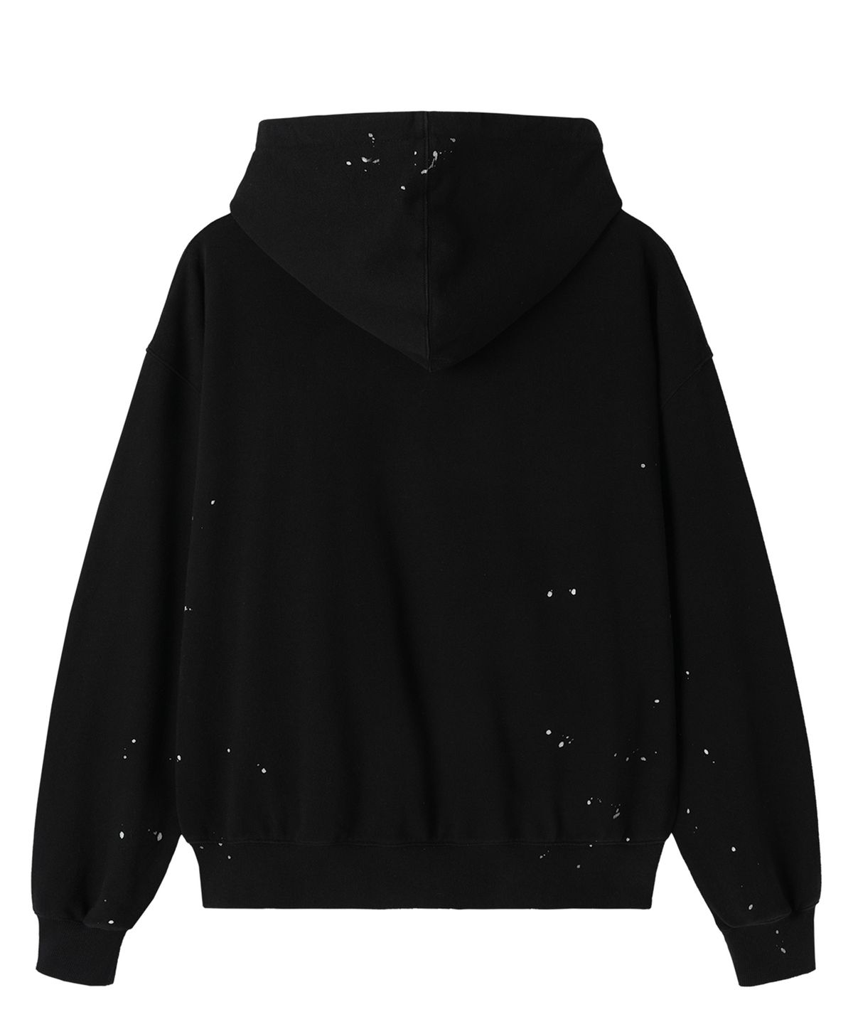 오픈야드(오와이)(OPENYARD(OY)) LOVE BADLY PAINT HOODIE ZIP UP - BLACK