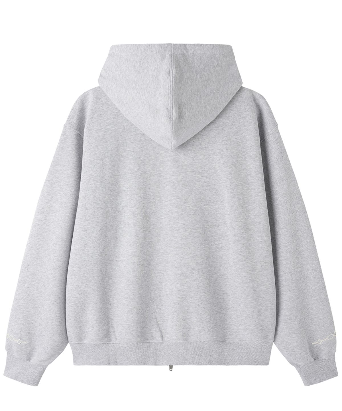 오픈야드(오와이)(OPENYARD(OY)) FROGGING HOODIE ZIP - MID MELANGE