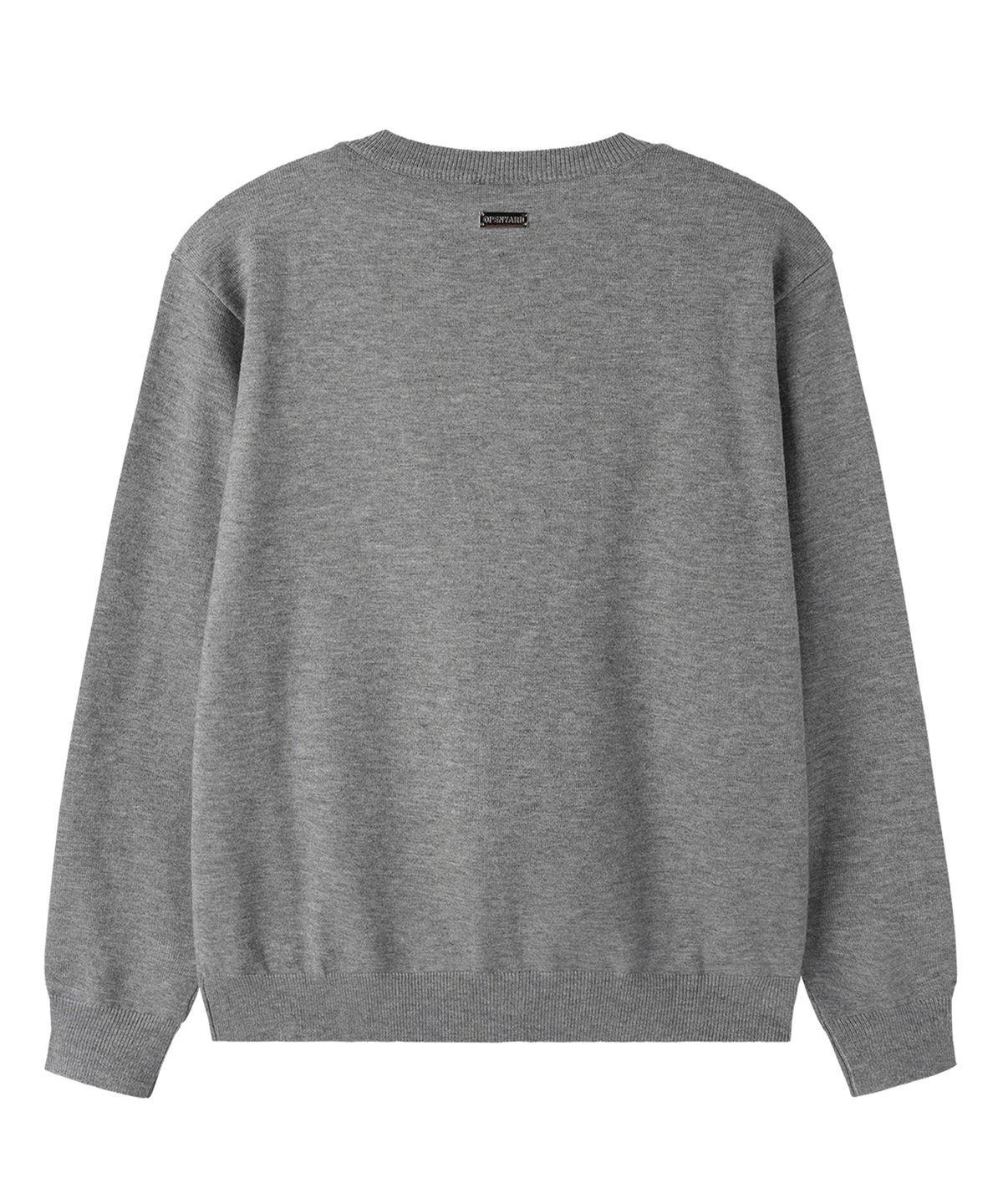 오픈야드(오와이)(OPENYARD(OY)) WRAP BUTTON CARDIGAN - MELANGE