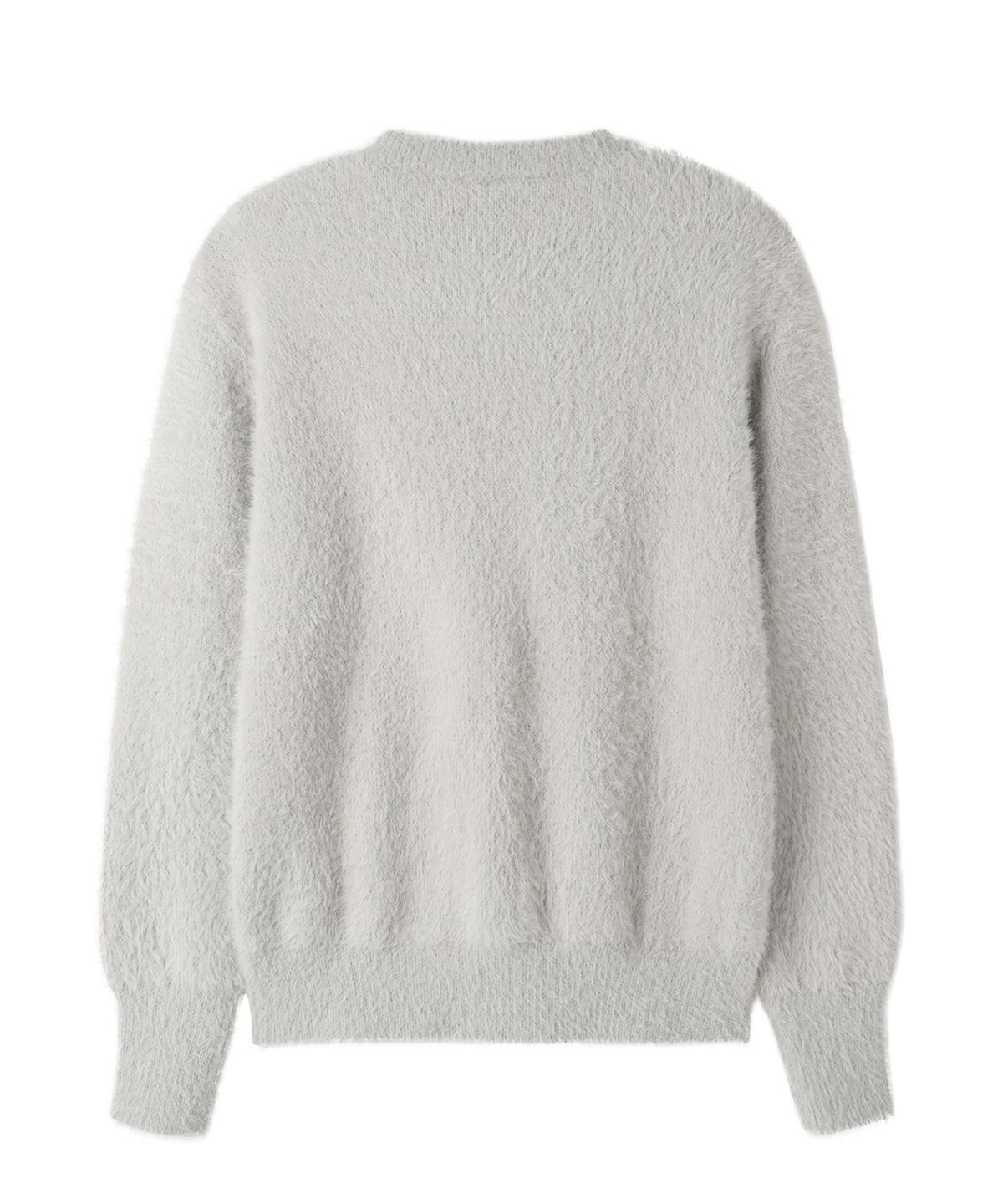 오픈야드(오와이)(OPENYARD(OY)) HAIRY KNIT CARDIGAN - GREY