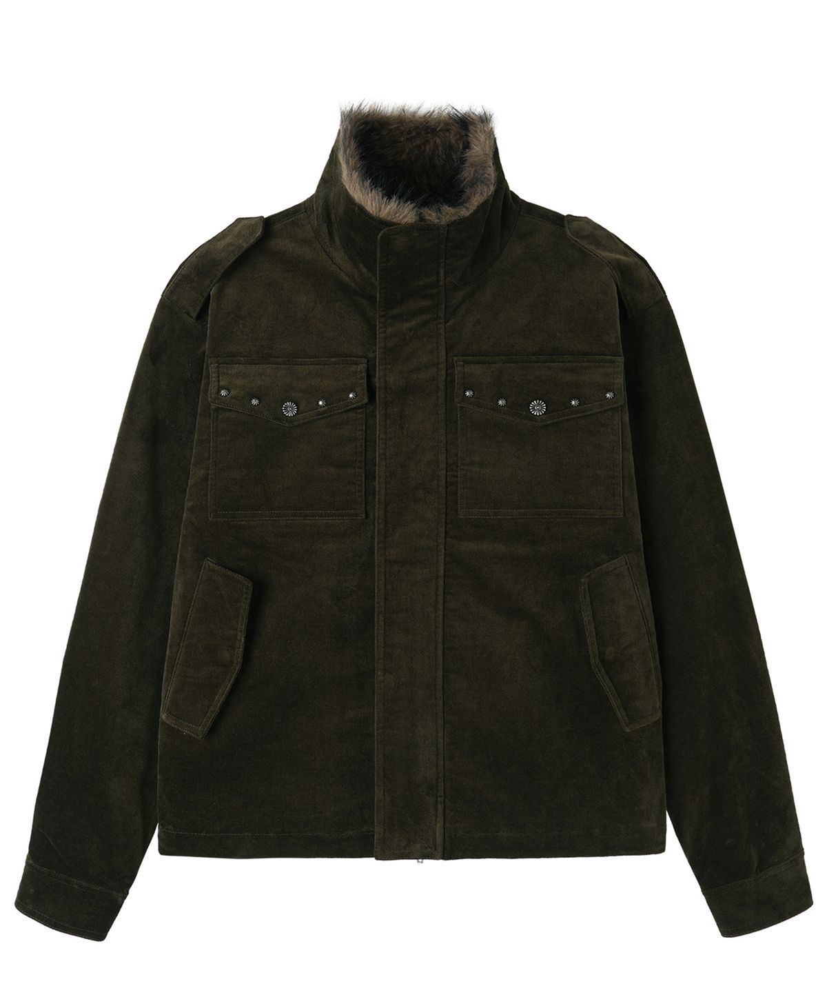 오픈야드(오와이)(OPENYARD(OY)) EPAULETTE FIELD JACKET - KHAKI