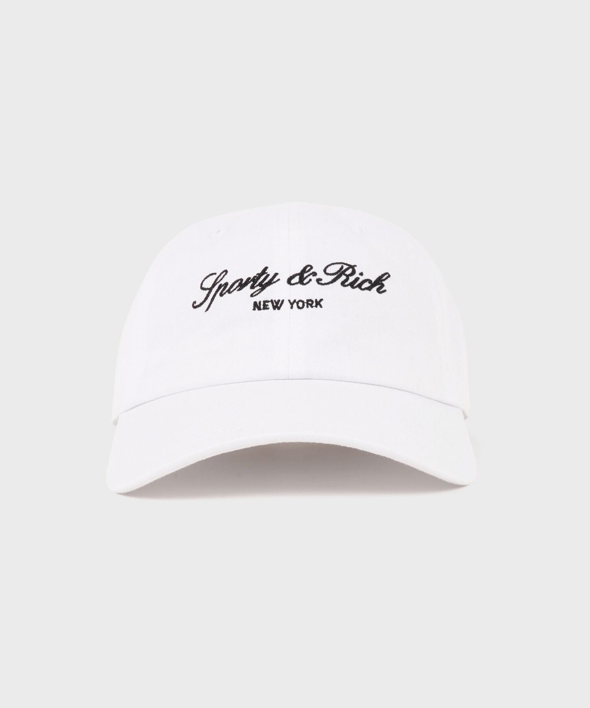스포티앤리치(SPORTY&RICH) 시그니처 NY 캡 - 화이트 R265AOH023