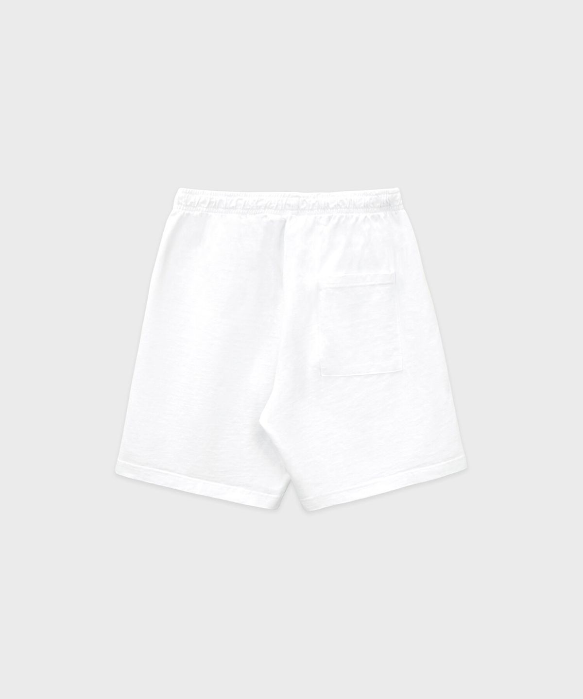 스포티앤리치(SPORTY&RICH) 볼드 헬스 짐 쇼츠 - 화이트 R263AU7004