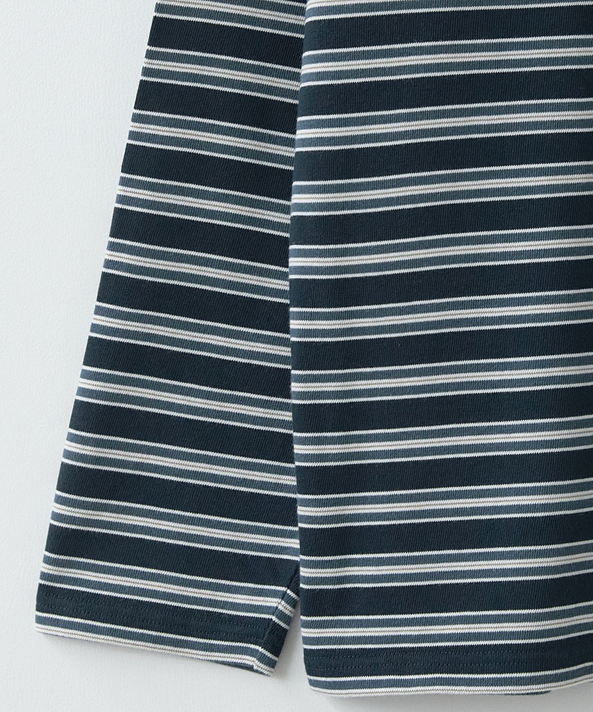러프사이드(ROUGHSIDE) Multi Stripe Long Sleeve Ocean Blue