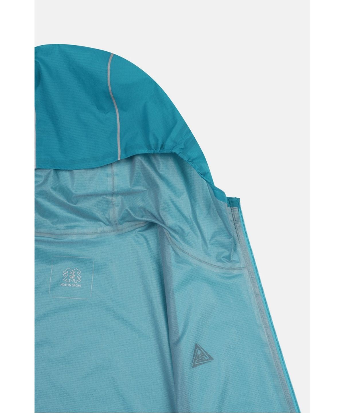 코오롱스포츠(KOLON SPORT) [TRAIL] 남성 트레일러닝 후드 방수 재킷 TLJJX26791AQU