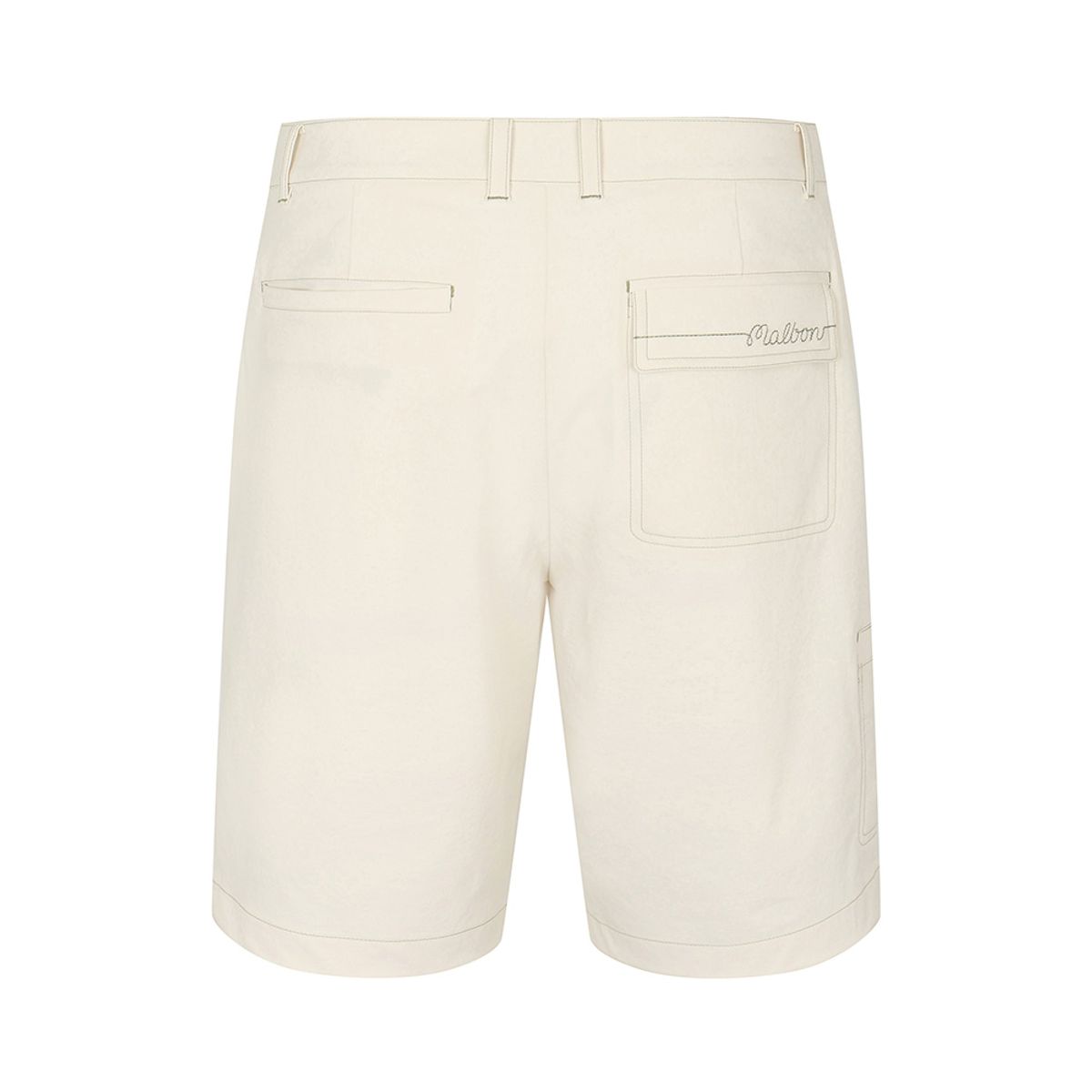 말본 골프(MALBON GOLF) 스티치 디테일 아노락 숏 CREAM (MAN)