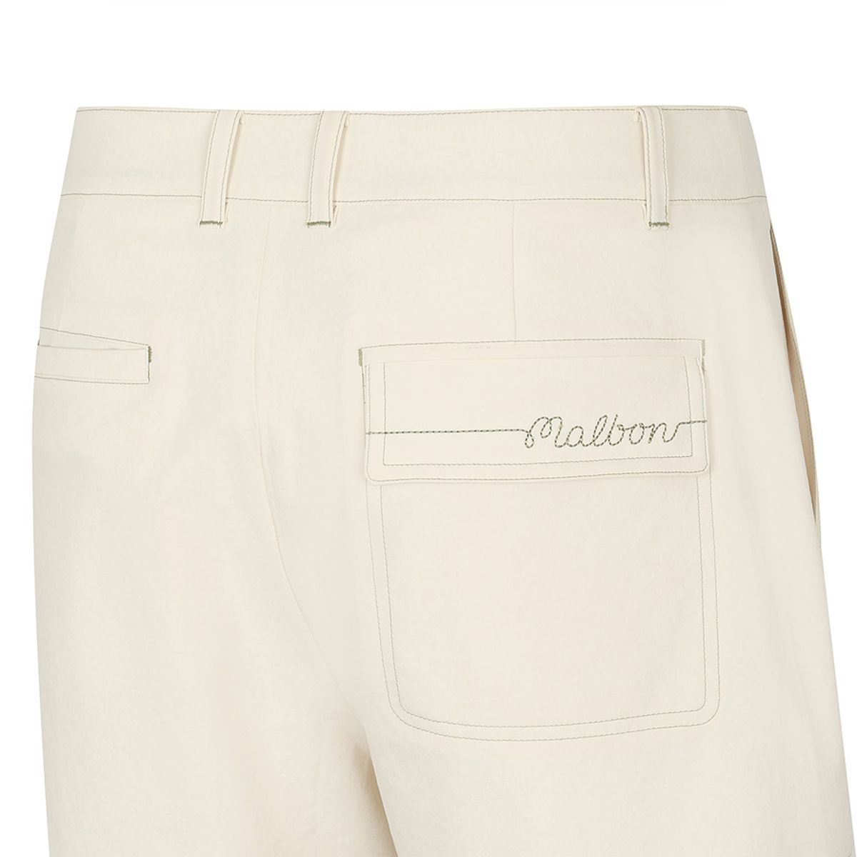 말본 골프(MALBON GOLF) 스티치 디테일 아노락 숏 CREAM (MAN)
