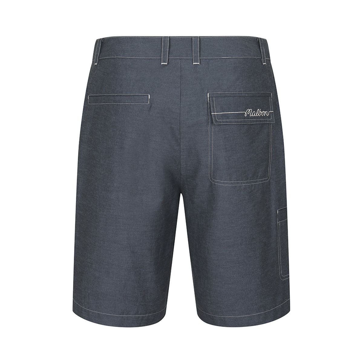 말본 골프(MALBON GOLF) 스티치 디테일 아노락 숏 NAVY (MAN)
