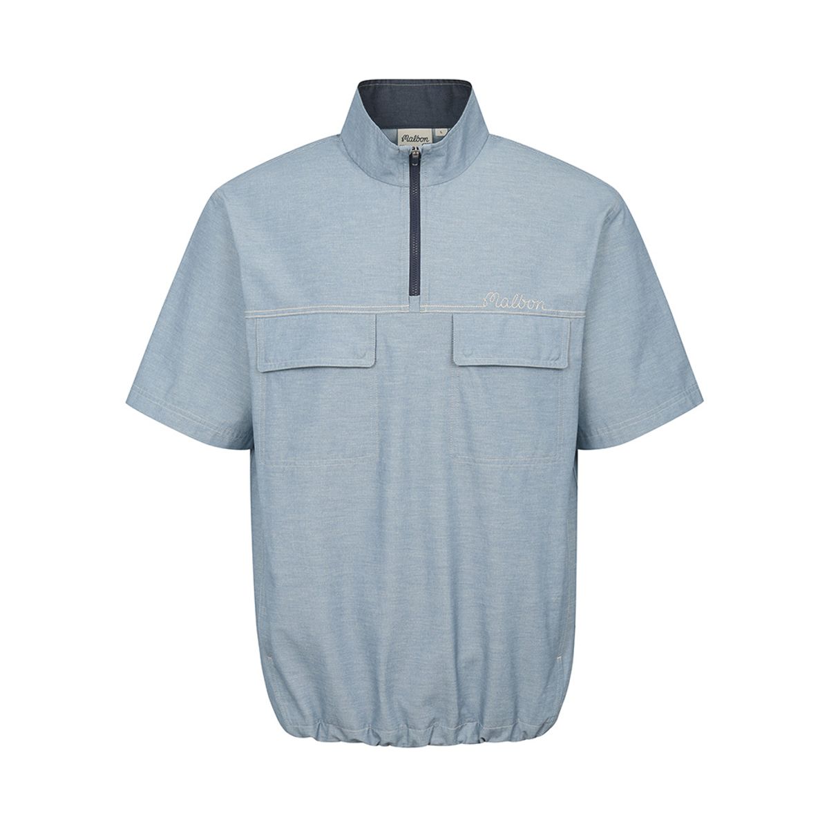 말본 골프(MALBON GOLF) 말본 스티치 포켓 아노락 SKYBLUE (MAN)