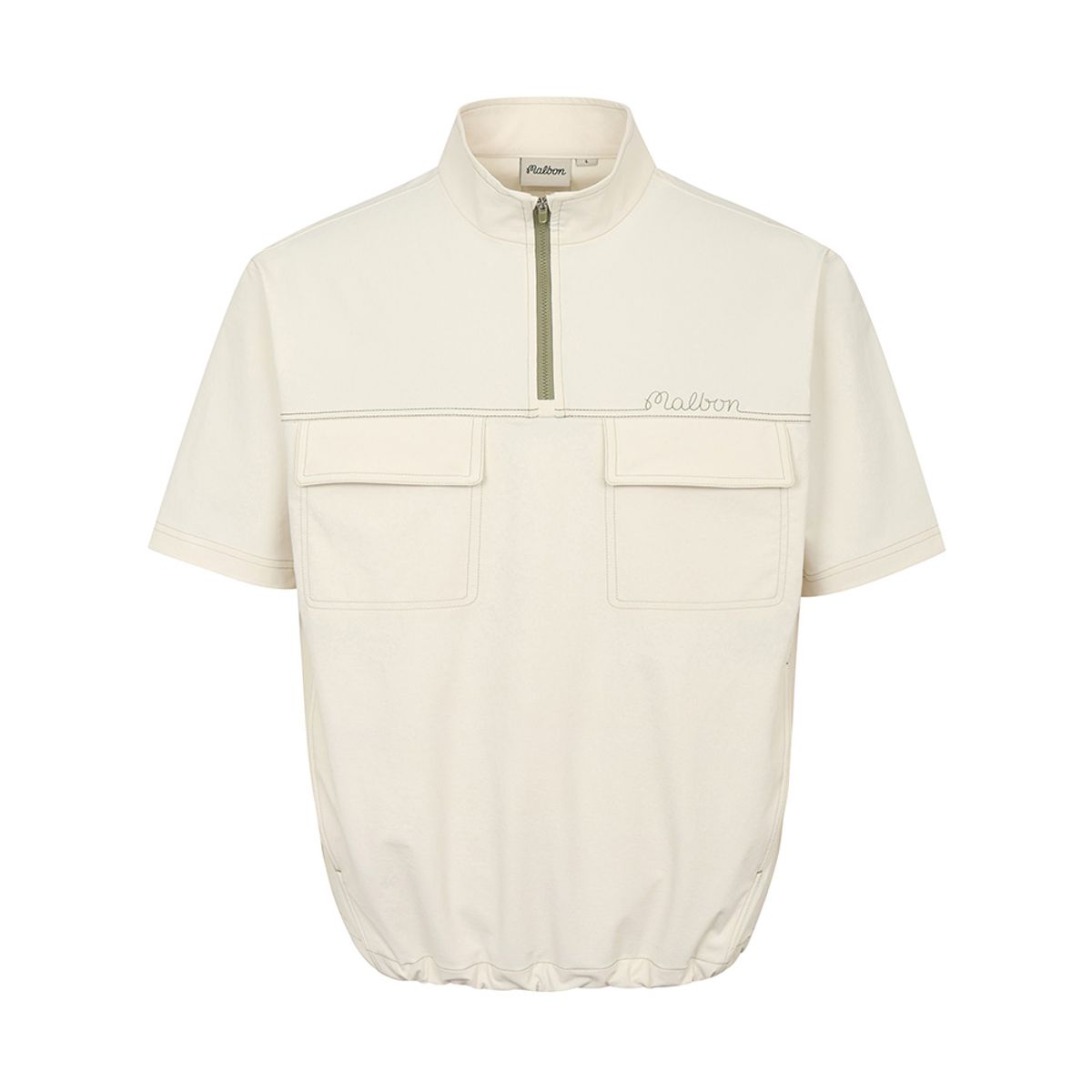 말본 골프(MALBON GOLF) 말본 스티치 포켓 아노락 CREAM (MAN)