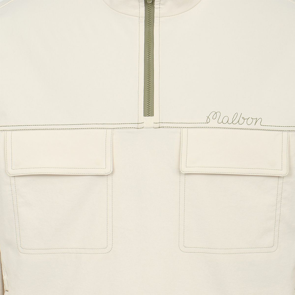 말본 골프(MALBON GOLF) 말본 스티치 포켓 아노락 CREAM (MAN)