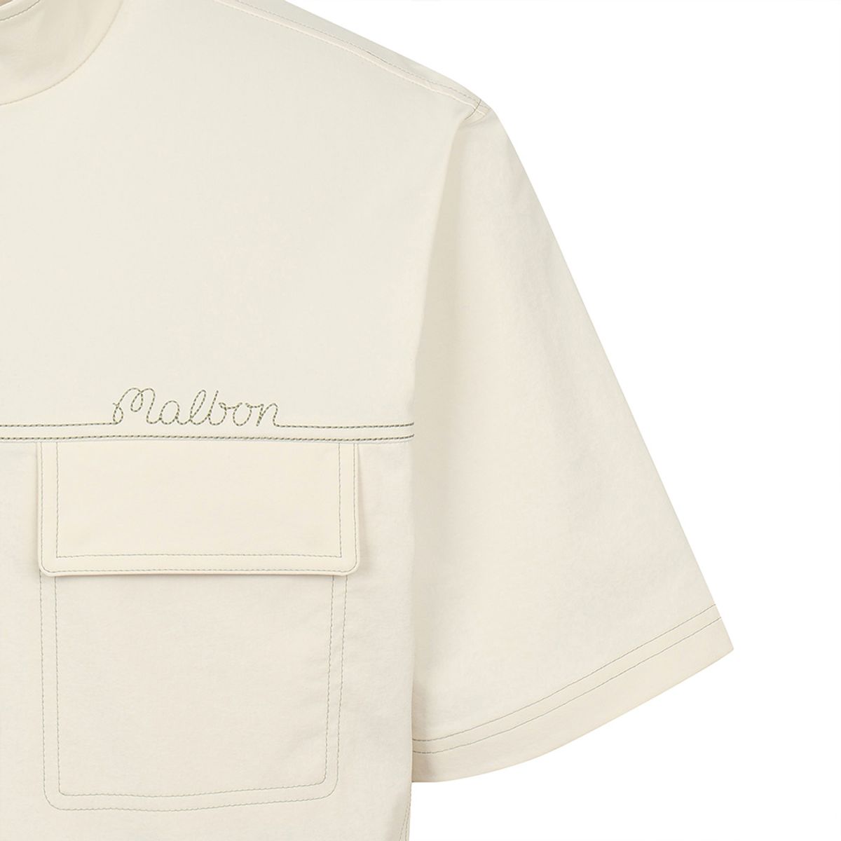 말본 골프(MALBON GOLF) 말본 스티치 포켓 아노락 CREAM (MAN)