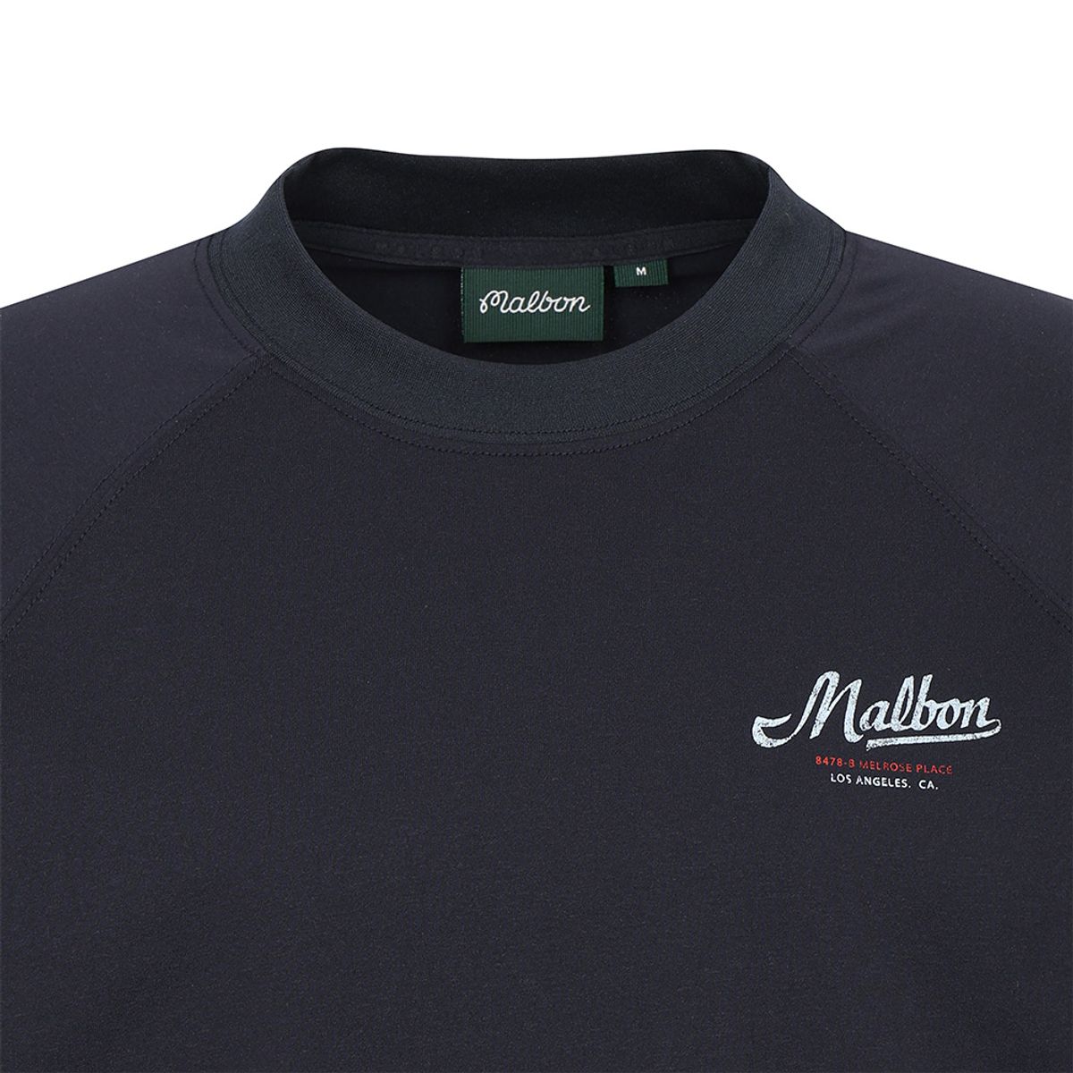 말본 골프(MALBON GOLF) 여성 루즈핏 그래픽 라운드 티셔츠 NAVY (WOMAN)
