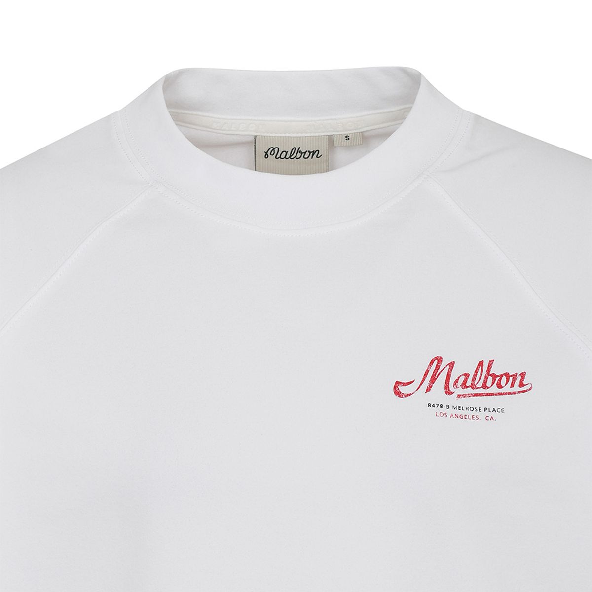 말본 골프(MALBON GOLF) 여성 루즈핏 그래픽 라운드 티셔츠 OFF WHITE (WOMAN)