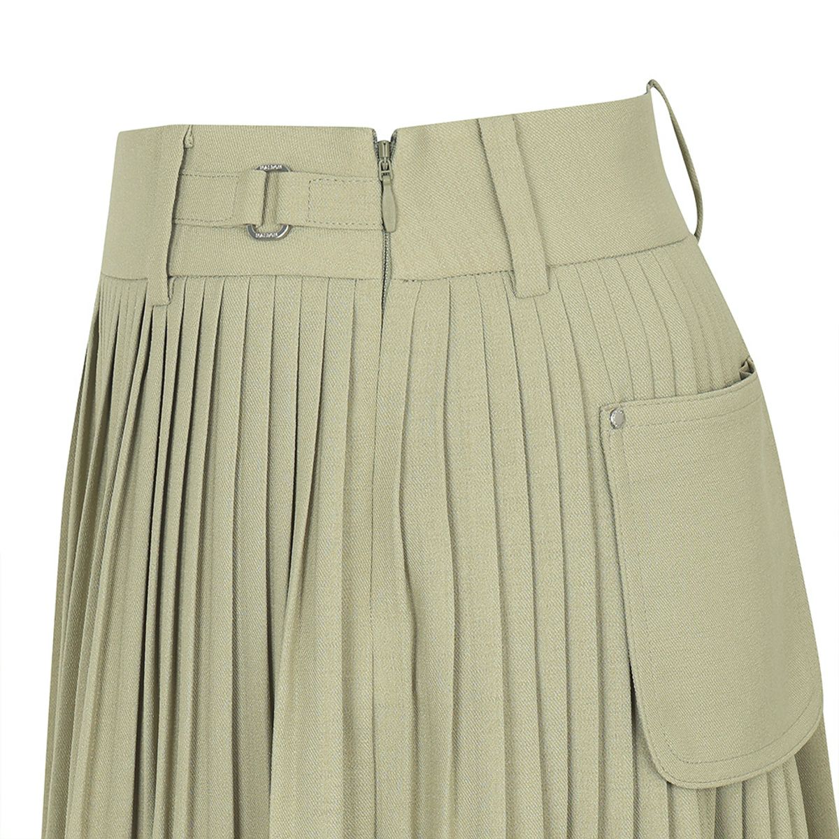 말본 골프(MALBON GOLF) 잔플리츠 포켓 변형 스커트 LIGHT KHAKI (WOMAN)
