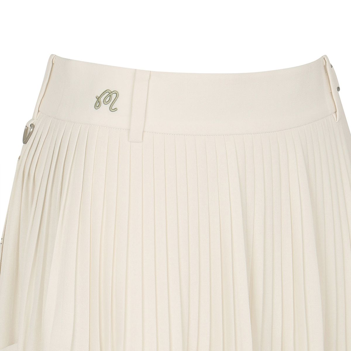 말본 골프(MALBON GOLF) 잔플리츠 포켓 변형 스커트 OFF WHITE (WOMAN)