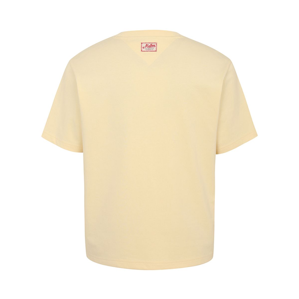 말본 골프(MALBON GOLF) 아이언웍스 빈티지 라운드 티셔츠 YELLOW (MAN)
