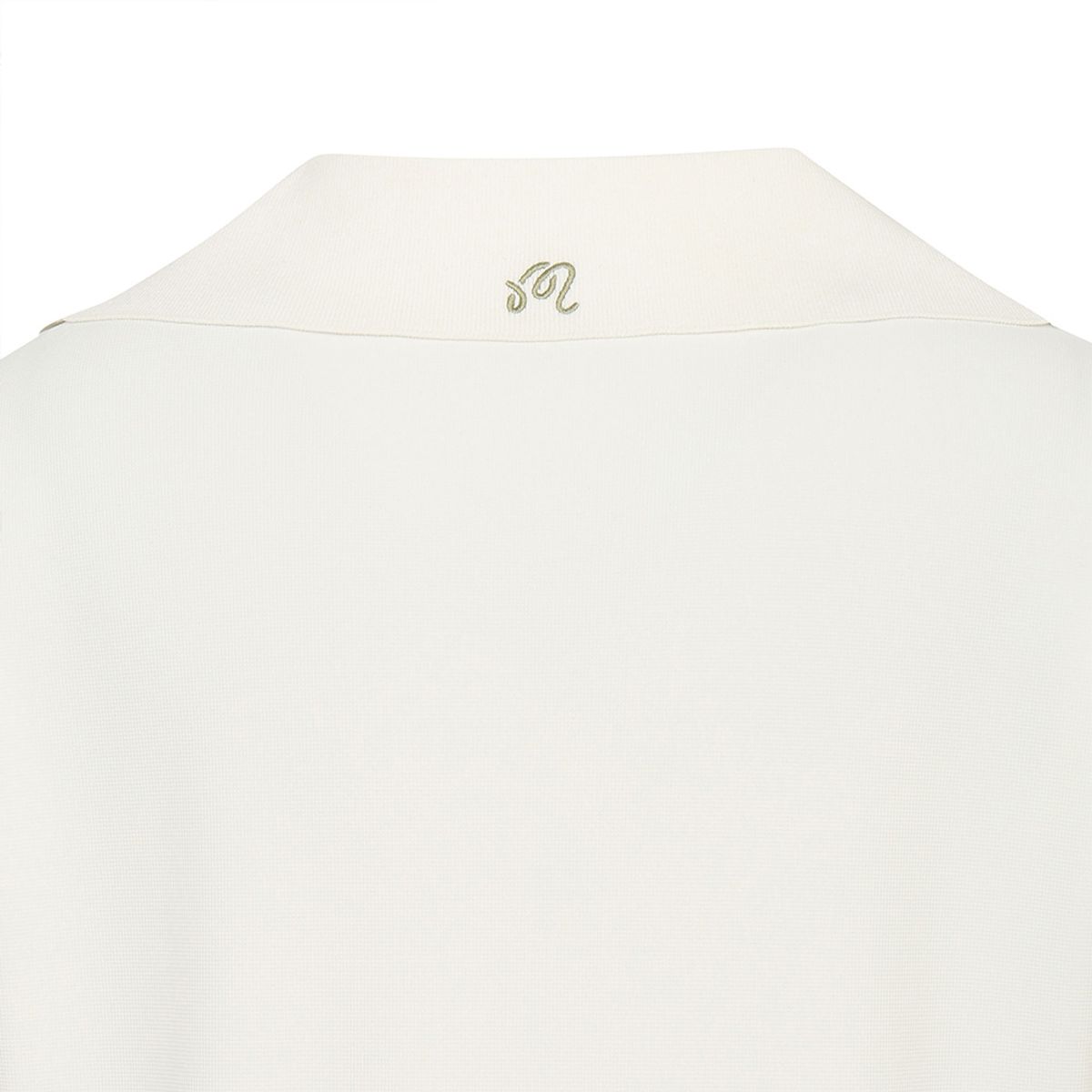 말본 골프(MALBON GOLF) 변형 에리 블루종 반팔 OFF WHITE (WOMAN)