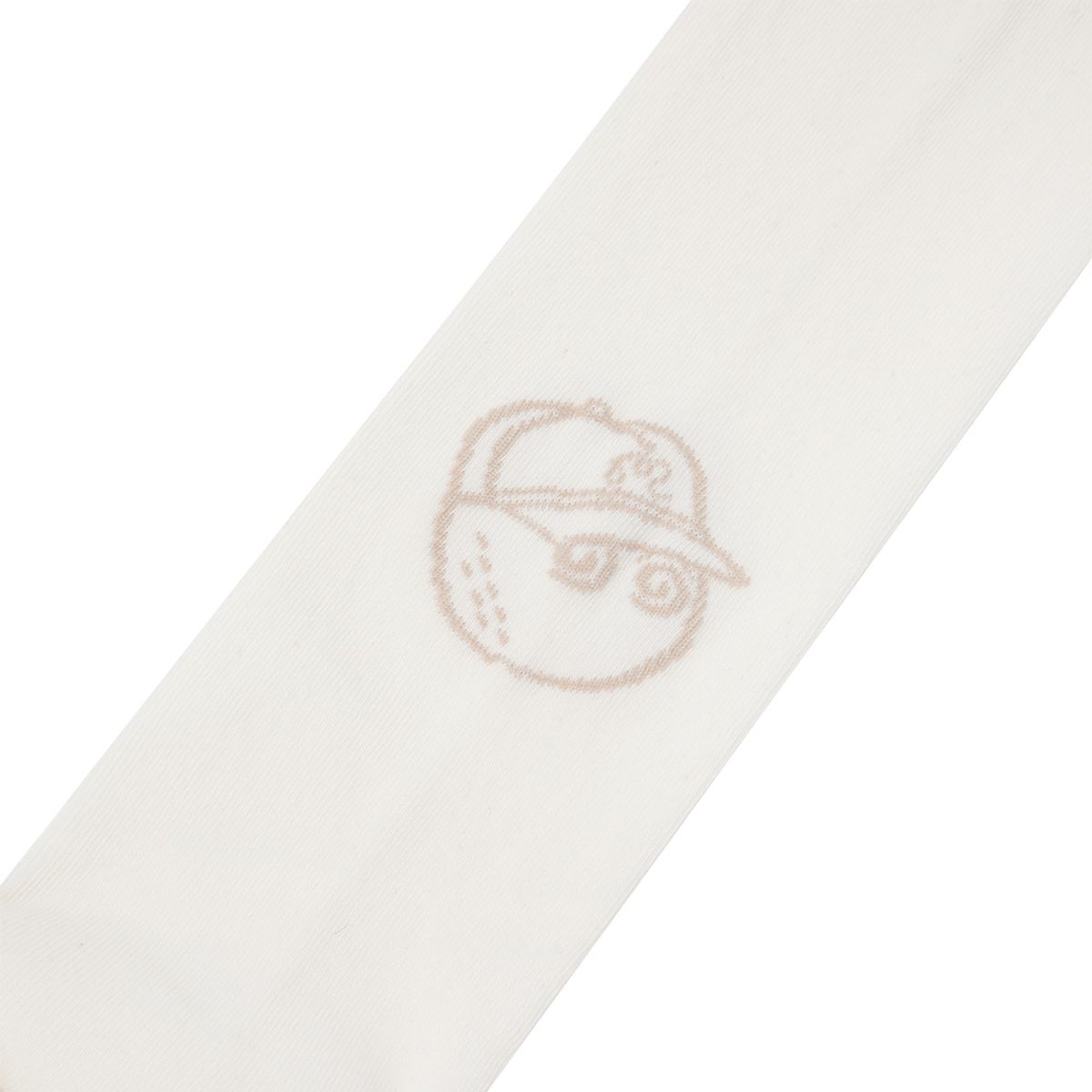 말본 골프(MALBON GOLF) 여성 언발란스 로고 니삭스 IVORY (WOMAN)
