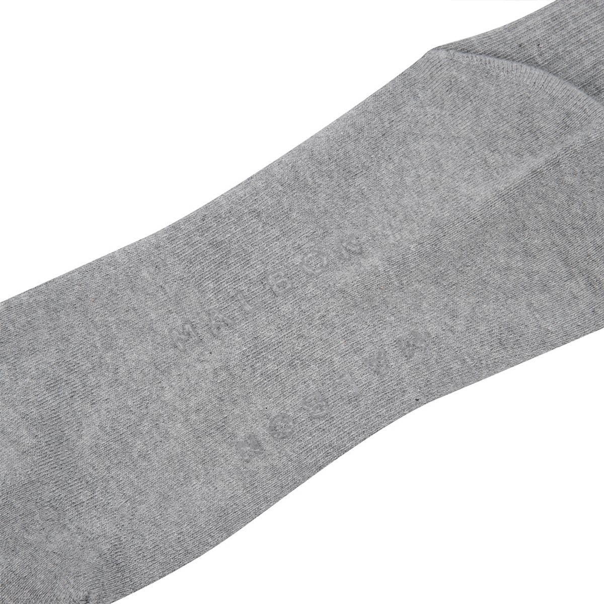 말본 골프(MALBON GOLF) 언발란스 로고 자카드 크루삭스 GREY