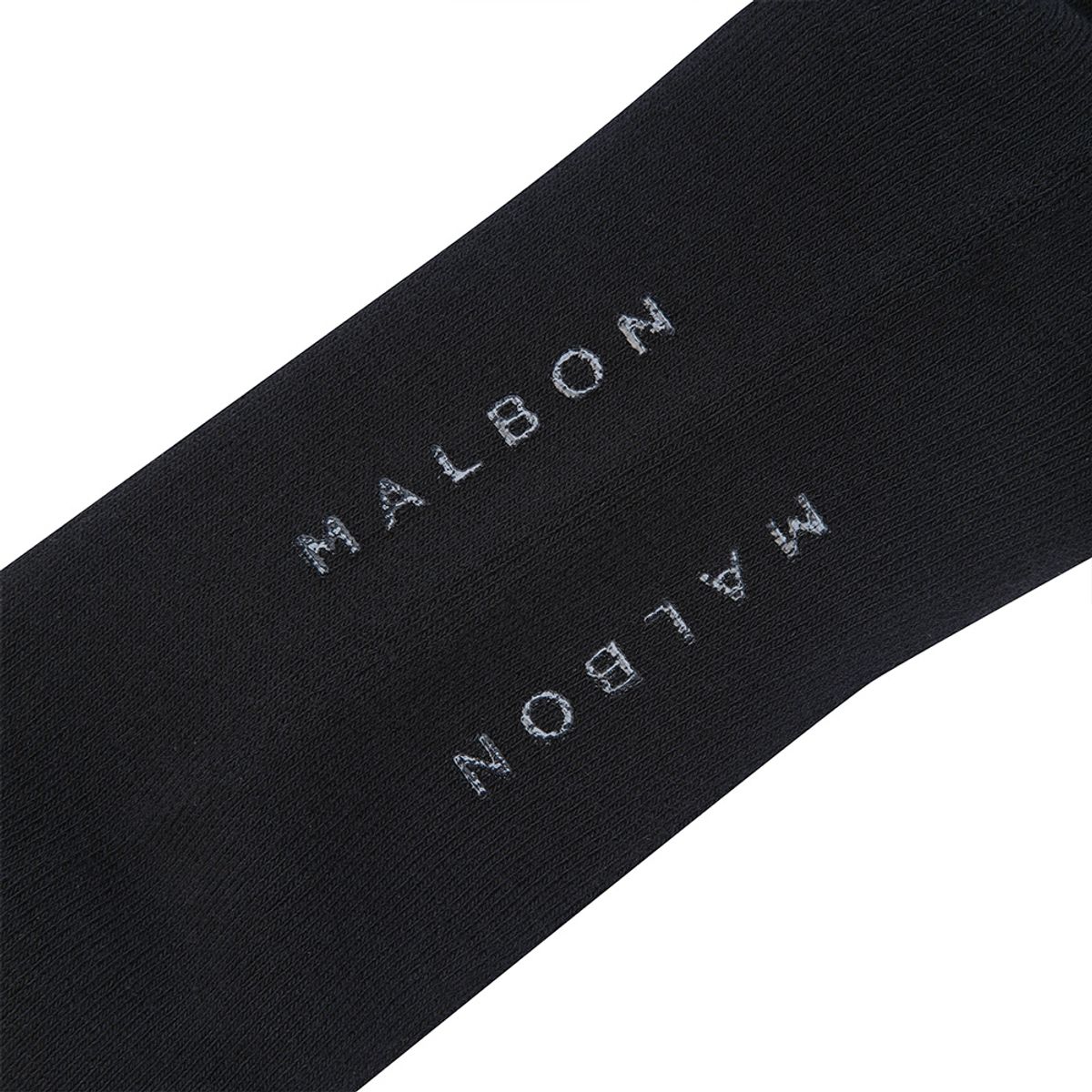말본 골프(MALBON GOLF) 언발란스 로고 자카드 크루삭스 NAVY