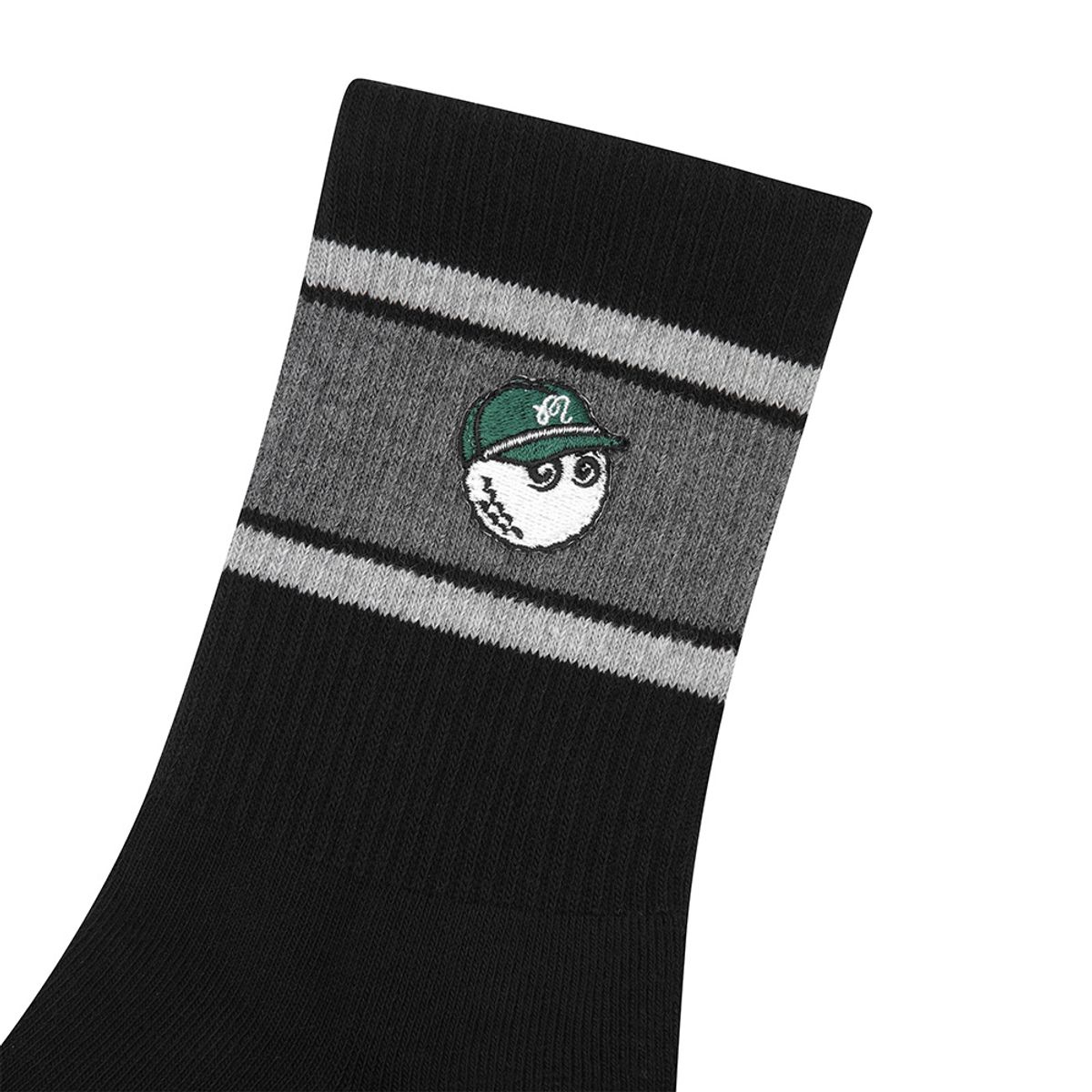 말본 골프(MALBON GOLF) 버킷 와펜 베이직 크루삭스 BLACK
