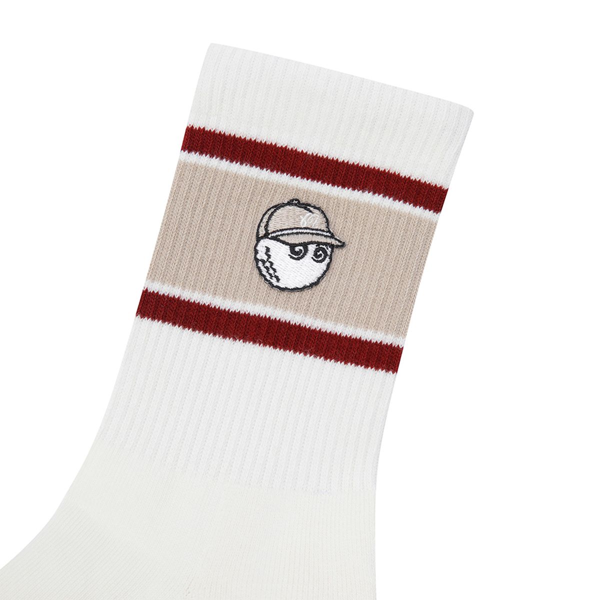 말본 골프(MALBON GOLF) 버킷 와펜 베이직 크루삭스 IVORY
