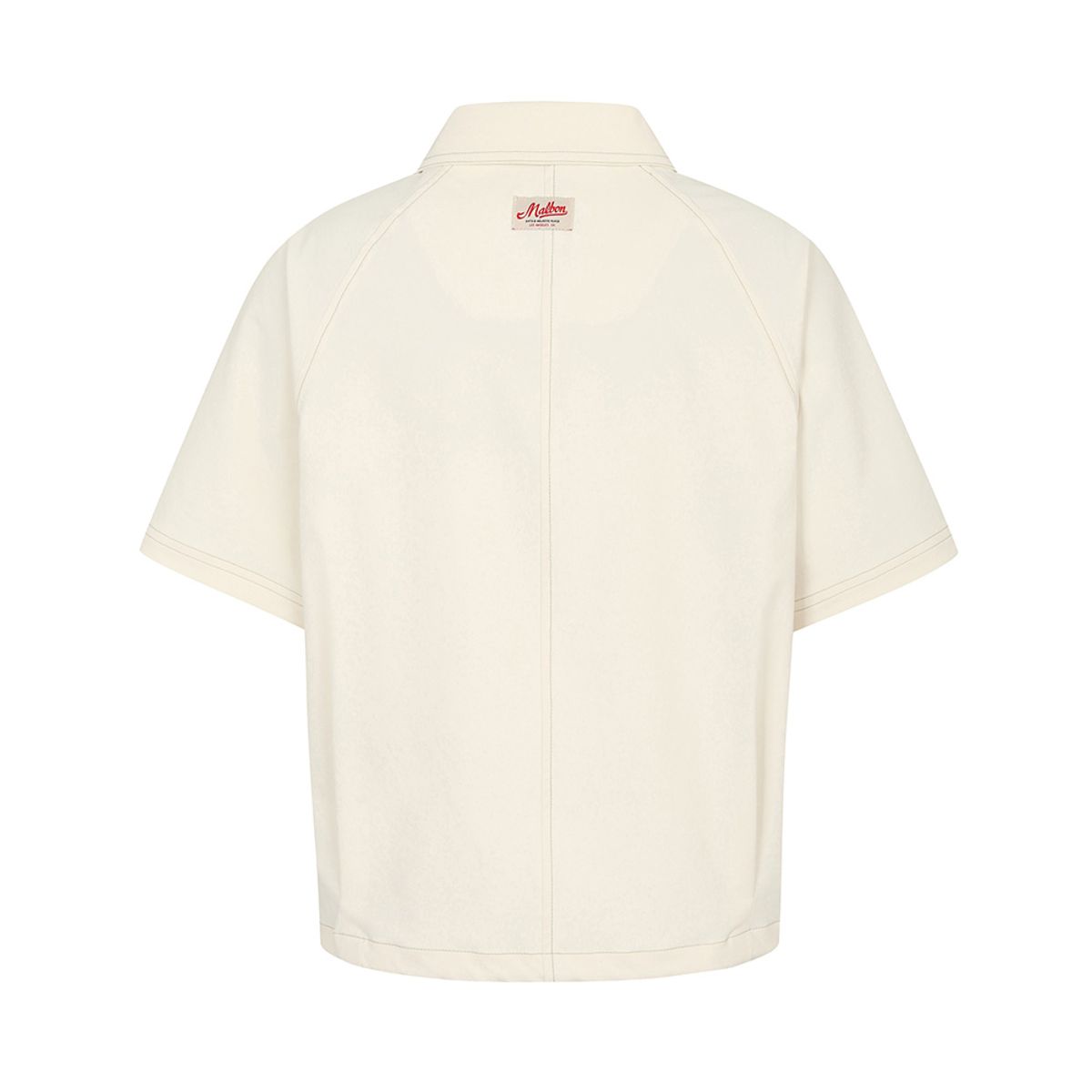 말본 골프(MALBON GOLF) 데님 라이크 반팔 자켓 OFF WHITE (WOMAN)