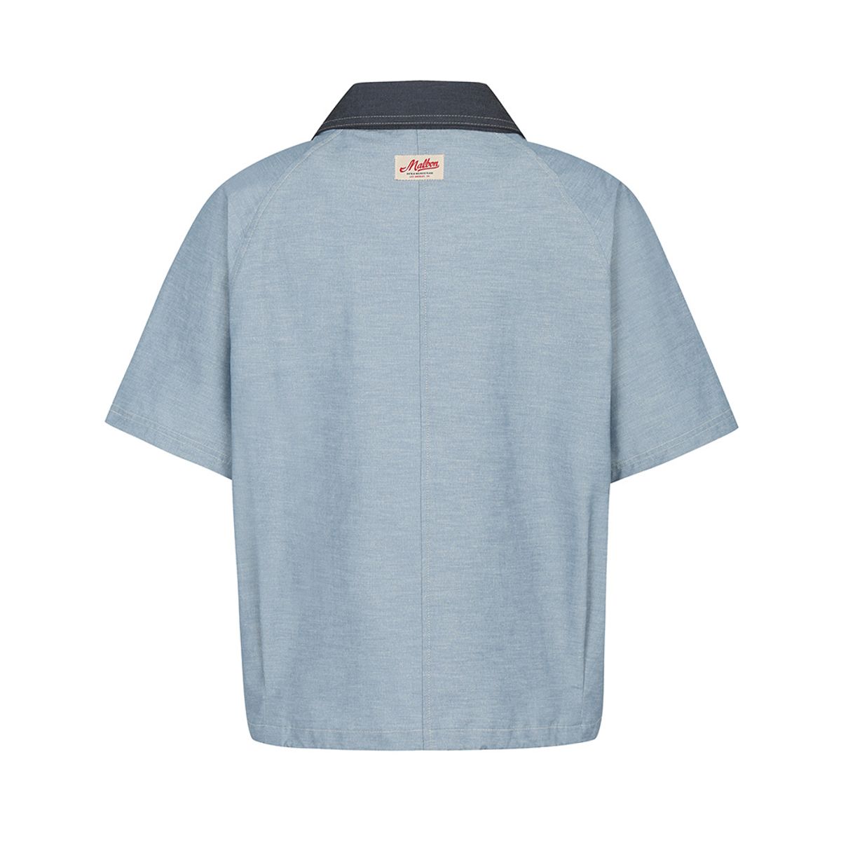 말본 골프(MALBON GOLF) 데님 라이크 반팔 자켓 SKY BLUE (WOMAN)