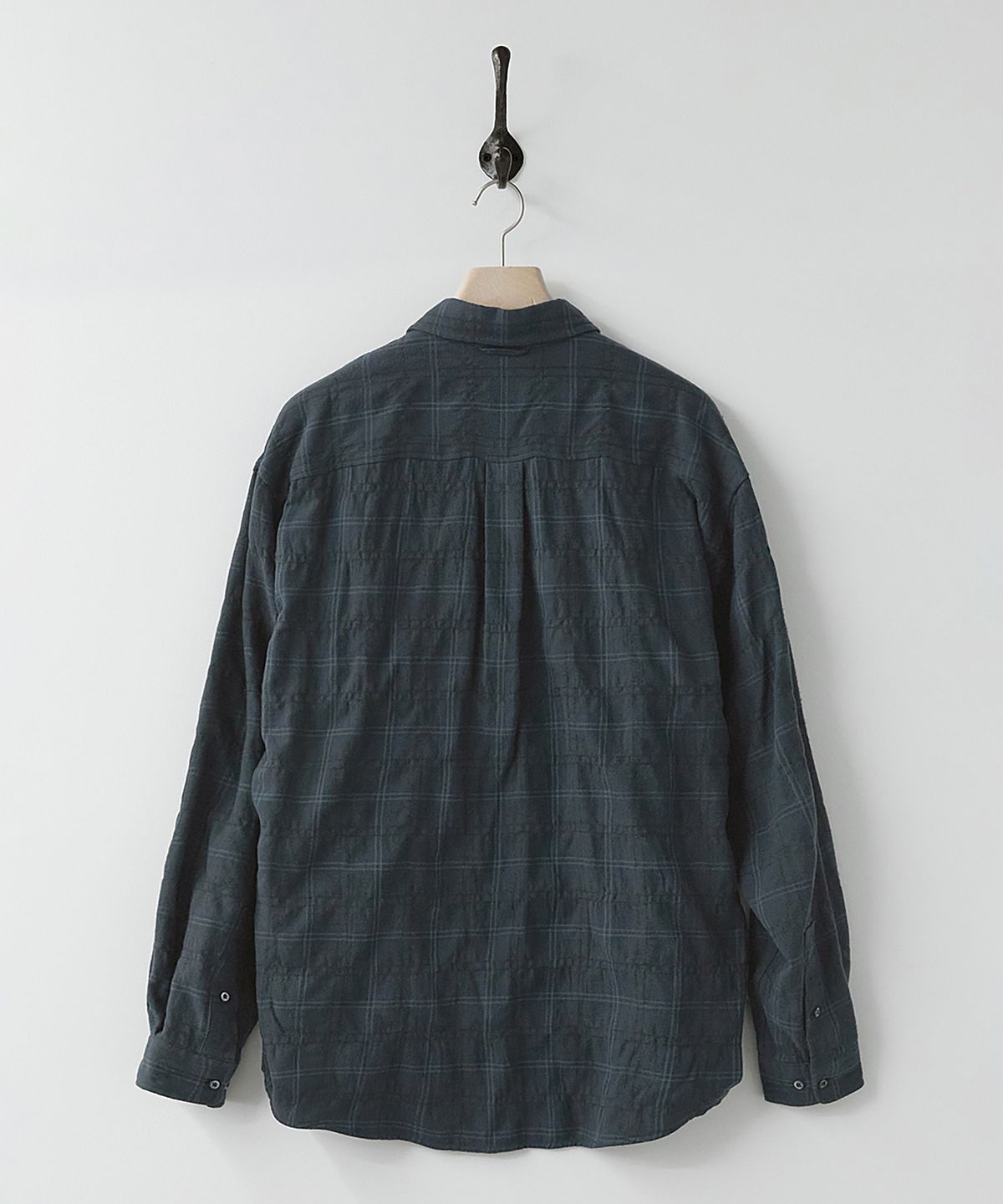 러프사이드(ROUGHSIDE) Primary Shirt Navy Check