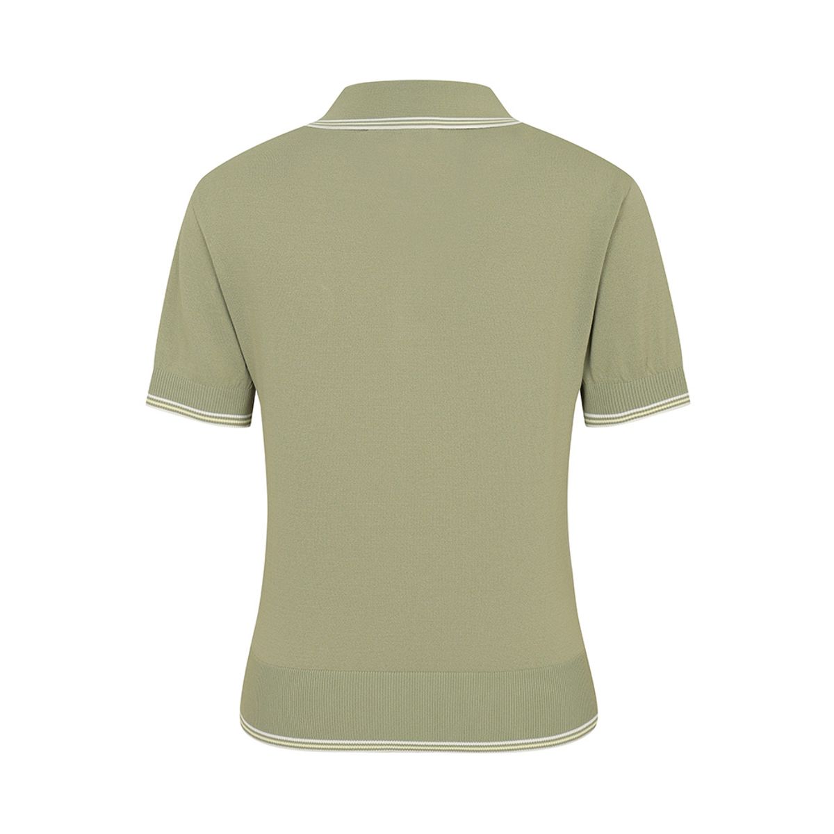 말본 골프(MALBON GOLF) 여성 여름 반팔 카라 스웨터 LIGHT KHAKI (WOMAN)