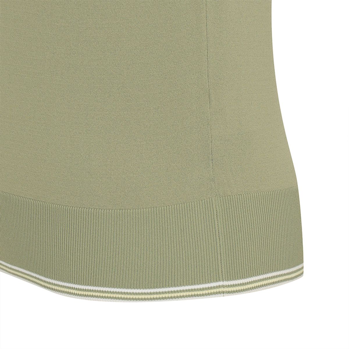 말본 골프(MALBON GOLF) 여성 여름 반팔 카라 스웨터 LIGHT KHAKI (WOMAN)