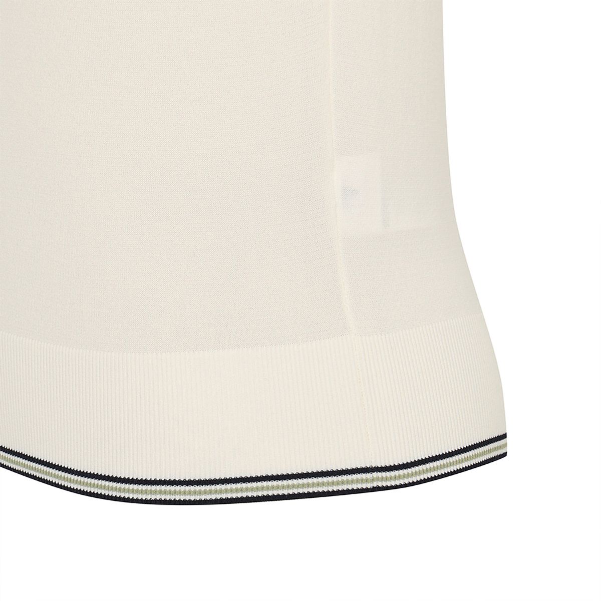 말본 골프(MALBON GOLF) 여성 여름 반팔 카라 스웨터 OFF WHITE (WOMAN)