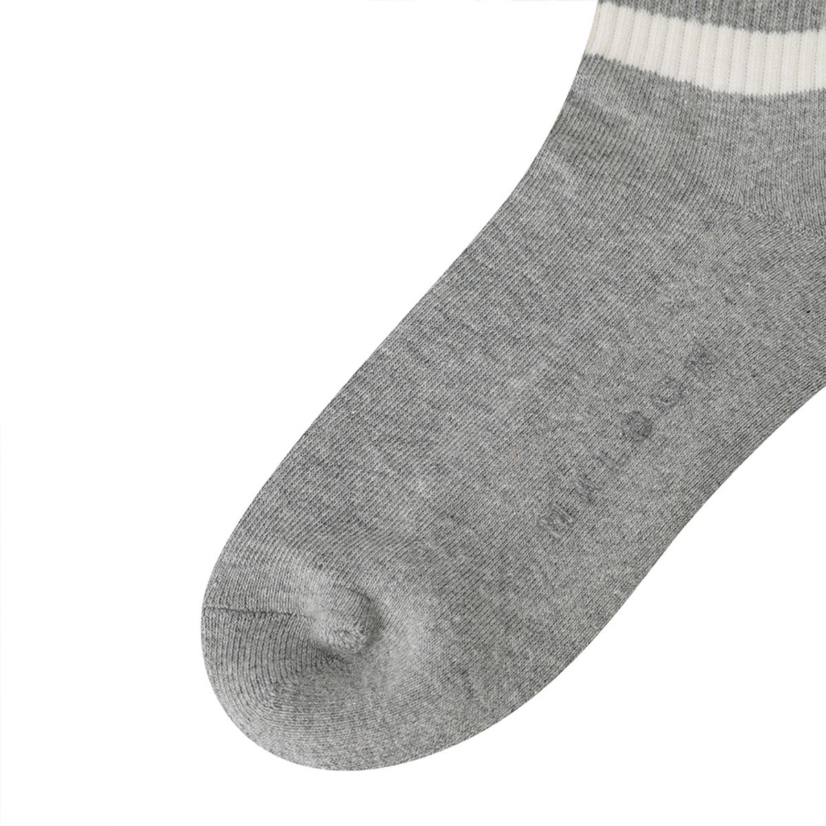 말본 골프(MALBON GOLF) 언발란스 스트라이프 와펜 크루 삭스 GREY