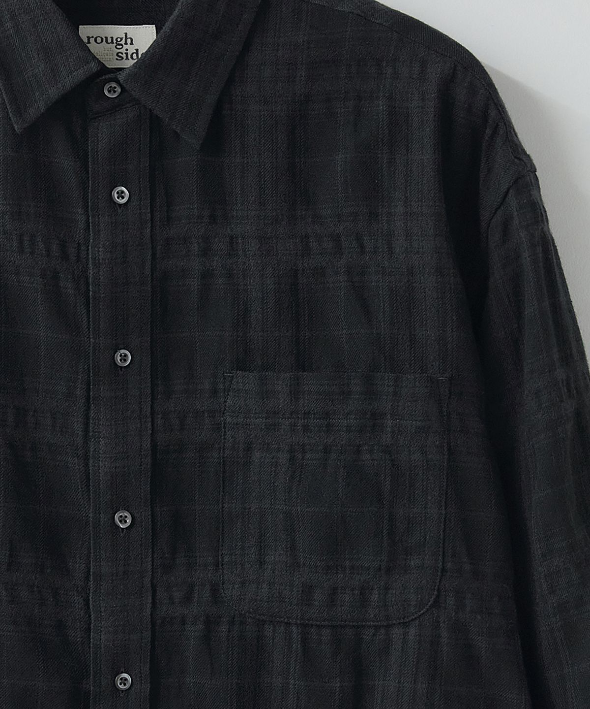 러프사이드(ROUGHSIDE) Primary Shirt Charcoal Check