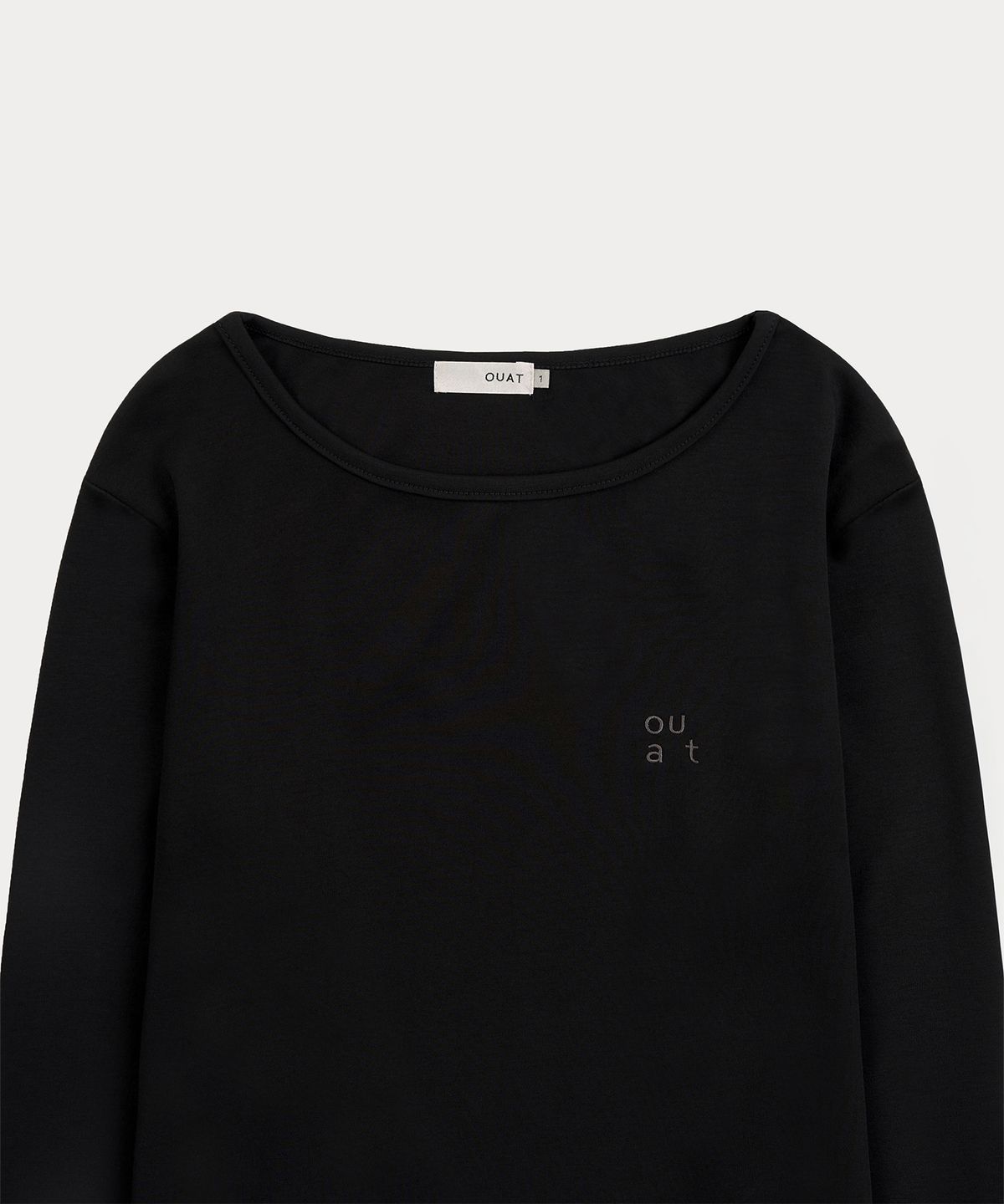 오우앗(OUAT) 데일리 롱 슬리브 티셔츠 (BLACK)