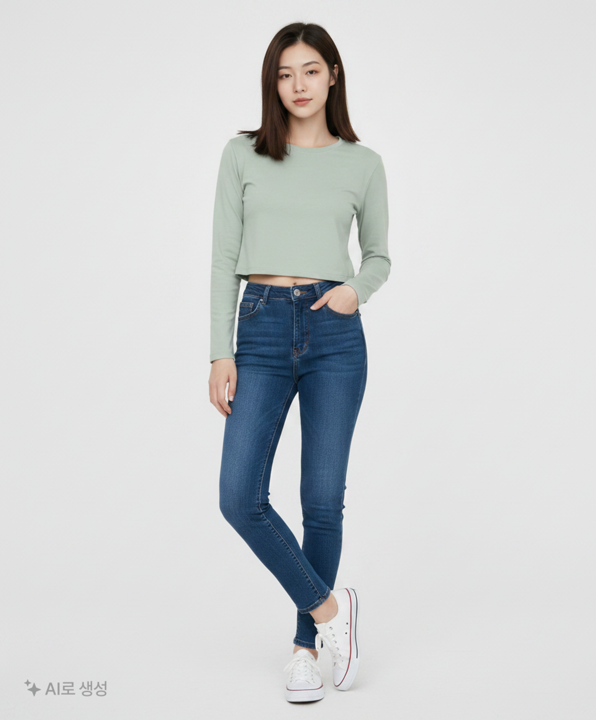 무신사 스탠다드(MUSINSA STANDARD) 긴소매 티셔츠 M