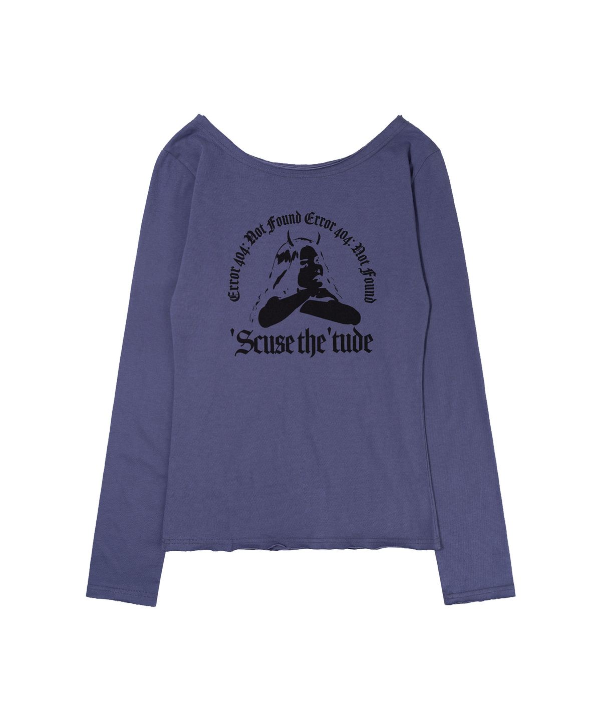 팬시클럽(FANCY CLUB) 로스트 시그널 롱슬리브 (LIGHT PURPLE) F26ZB528