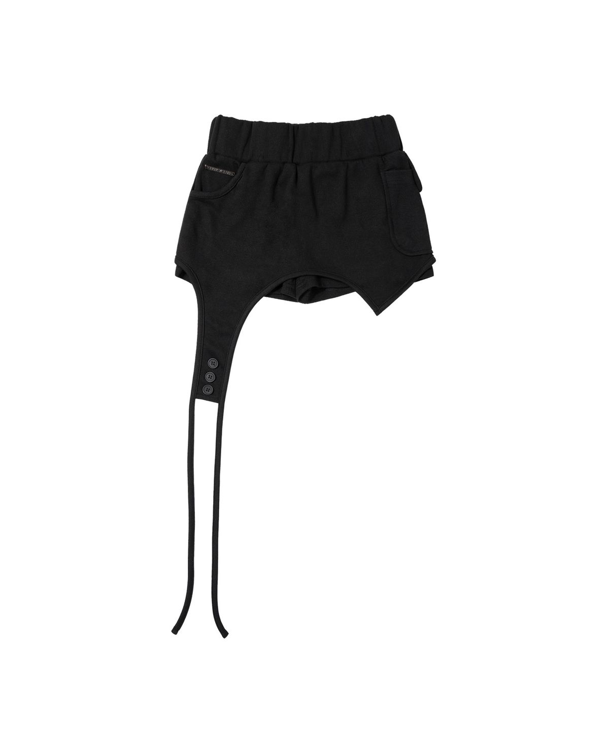 팬시클럽(FANCY CLUB) 오버레이 숏츠 (BLACK) F26ZD465